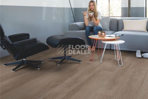 Плитка ПВХ Quick Step Livyn Pulse Click Plus PUCP PUCP40078   Дуб плетеный коричневый фото 4 | FLOORDEALER